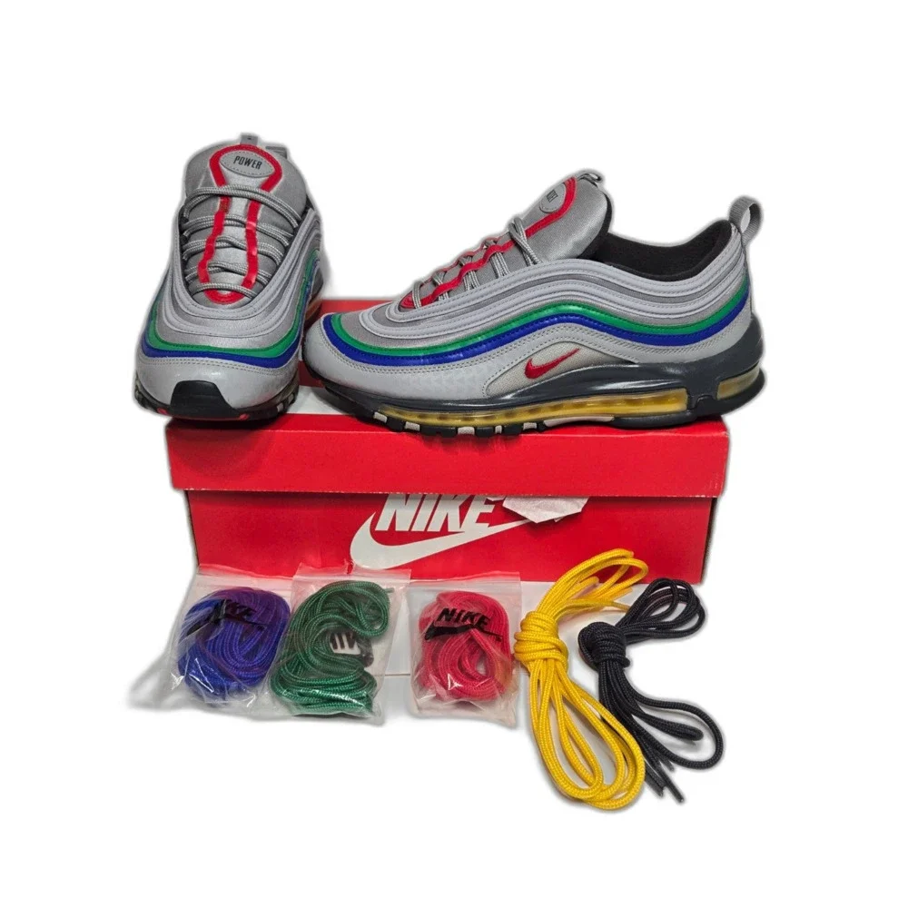 Nike Air Max 97 QS Nintendo 64 Sneakers | Men's Size 8.5 | Gray Multicolor